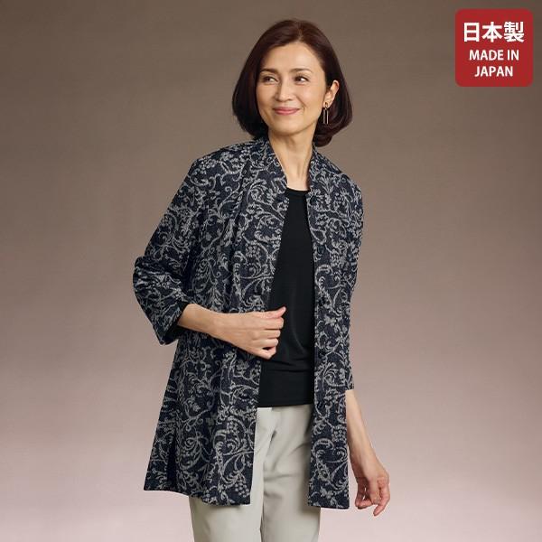ジャケット アウター レディース おしゃれ ミセス シニア ファッション 50代 60代 70代 8...