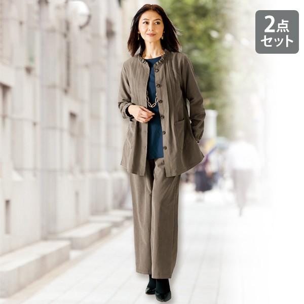 セットアップ レディース おしゃれ ミセス シニア ファッション 50代 60代 70代 80代 ソ...