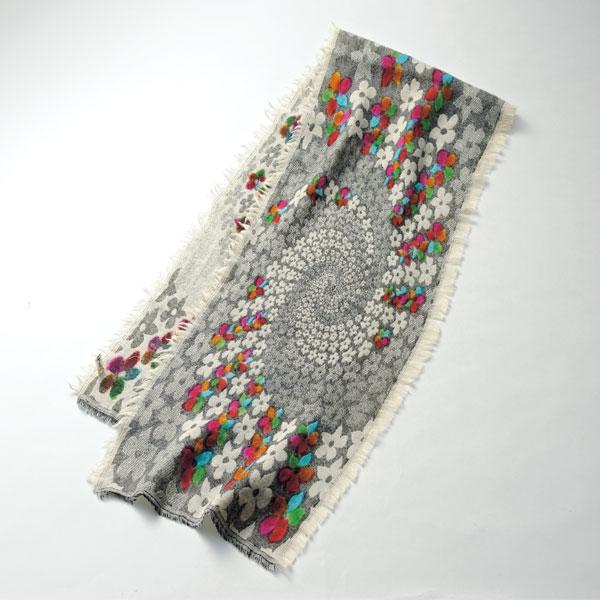 マフラー レディース おしゃれ 50代 60代 70代 80代 ミセス シニア ファッション ウール...