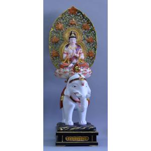 木彫仏像 最上稲荷像 総高21cm つげ材木地仕上 : 有限会社みやこ仏像