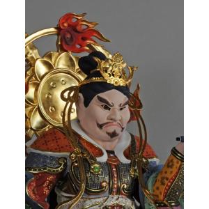 四天王立像 総高3尺 樟材 極彩色仕上げの詳細画像1
