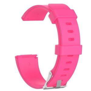 Fitbit 腕時計 交換ベルト 22? 時計バンド ラバー シリコン スポーツ ストラップ ブレスレット カラフル|ピンク-L