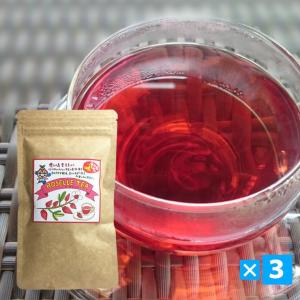 ローゼルハイビスカス茶３個セット うむやすファーム 宮古島 オーガニック 自然栽培 化学肥料不使用 農薬不使用