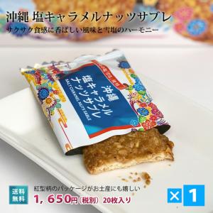 宮古島 塩キャラメルナッツサブレ 20枚入 1箱