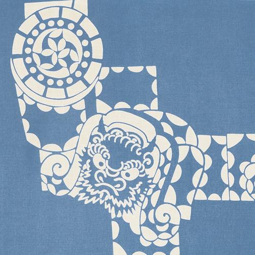 ミニ鬼瓦×薄縹（うすはだ）