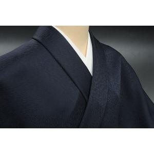 色無地 紗綾形文 藍墨茶 : 色無地着物専門 みやこさかえ - 通販