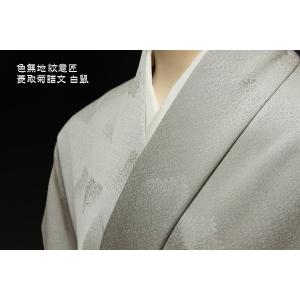 色無地 紗綾形文 藍墨茶 : 色無地着物専門 みやこさかえ - 通販