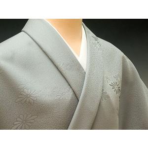 色無地 菊文 薄浅葱 : 色無地着物専門 みやこさかえ - 通販 - Yahoo