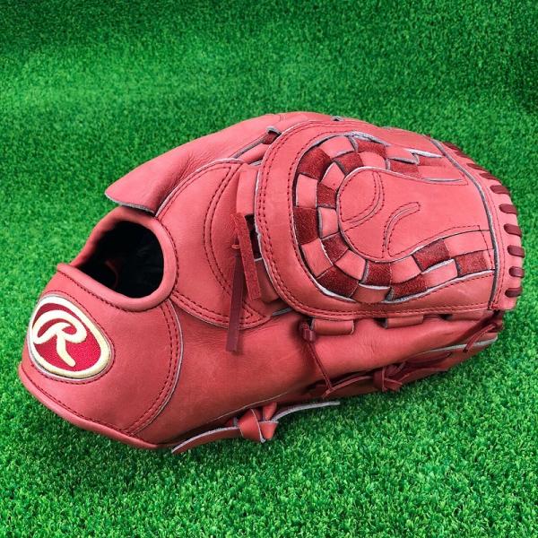 ローリングス 岡島秀樹モデル ボール型ウェブ レア Rawlings 一般用大人サイズ 投手用 軟式...