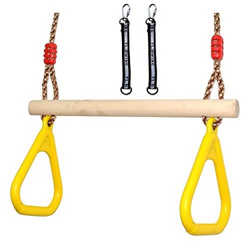 COMINGFIT 体操吊り輪 ブランコ 子供 DIY トレーニング 逆さぶら下がりにも最適