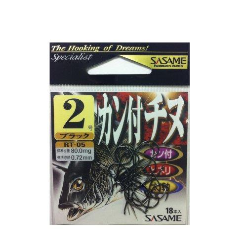 ささめ針(SASAME) RT-05 カン付チヌブラック 2号