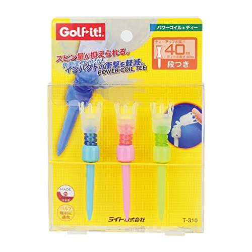 ライト(LITE) ゴルフ ティー パワーコイル ティー T-310 パステル