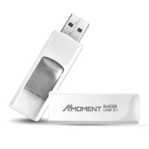 【読込最大100MB/s】MMOMENT 64GB USBメモリ USB3.1(Gen1)