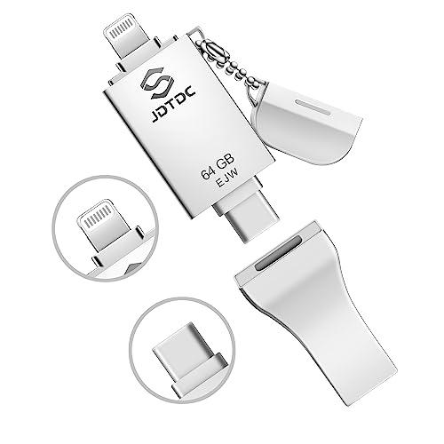 i Phone USBメモリ64GB【Apple MFi認証 iOS 15/16に対応】3 in1 ...