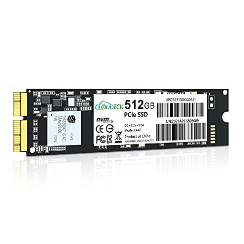 Cloudeck Mac専用SSD 512GB NVMe PCIe内蔵SSD Mac専用アップグレー...