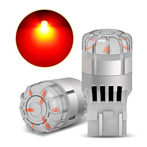 SUPAREE T20 ダブル球 LED テールランプ ブレーキランプ LEDバルブライト レッド
