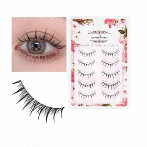 つけまつげ ナチュラル 5ペア 人気 芯が柔らか 濃い目 超軽量 柔らかく