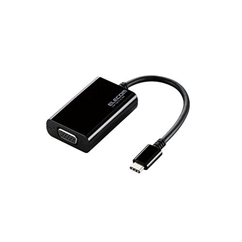 エレコム USB-C VGA 変換 ( USB C to VGA ) 変換アダプタ ブラック AD-...