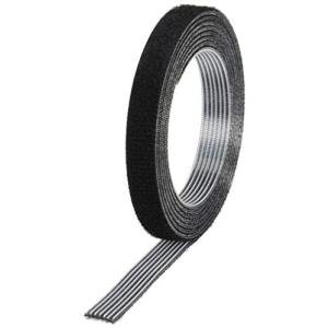 TRUSCO(トラスコ) マジックバンド結束テープ 両面 黒 10mm×1.5m MKT1015BK