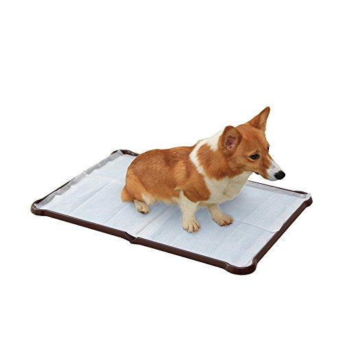 アイリスオーヤマ 犬 トイレ シーツぴたっとトレー ダブルワイド ブラウン P-SPT