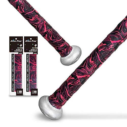 Alien Pros野球用バットグリップテープ（2グリップ）? 1.1 mmプレカット、プロ品