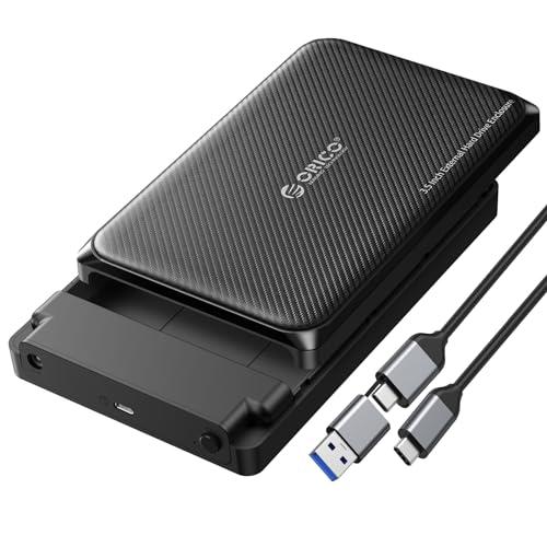 ORICO HDD ケース 3.5インチ USB C ツール不要 SATAハードディスクケース 3....