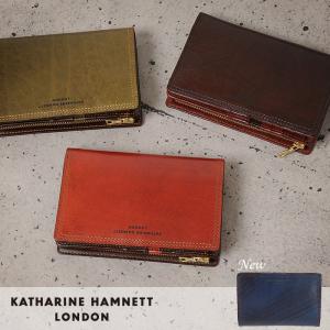 キャサリンハムネット 二つ折り財布 縦型 KATHARINE HAMNETT Taze 490-56004