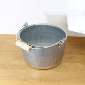 松野屋 トタンバケツ 豆バケツ バケツ おしゃれ 大 Φ204×H134mm