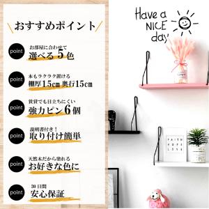 ウォールシェルフ 壁掛け棚 ウォールラック 収...の詳細画像5