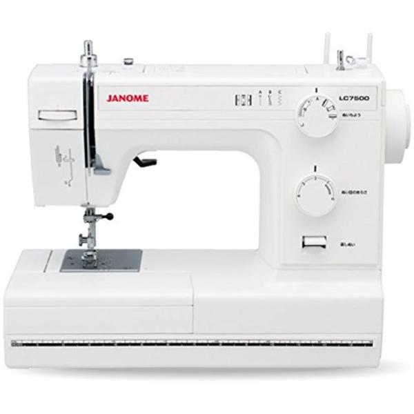 JANOME ジャノメ レザークラフト対応 パワフル 電動ミシン LC7500 レザー針 レザー押さ...