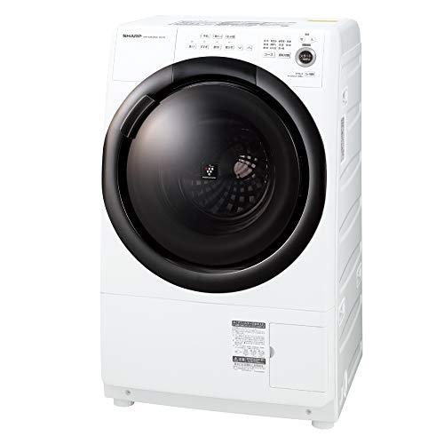 シャープ ドラム式 洗濯乾燥機 ES-S7F-WR ヒーターセンサー乾燥 右開き(ヒンジ右) 洗濯7...