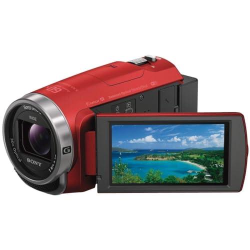 ソニー ビデオカメラ Handycam HDR-CX680 光学30倍 内蔵メモリー64GB レッド...