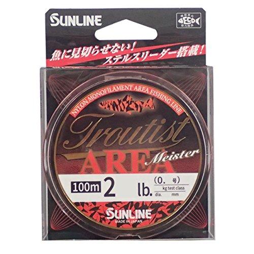 サンラインSUNLINE ナイロンライン トラウティストエリア マイスター 100m 0.4号 2l...