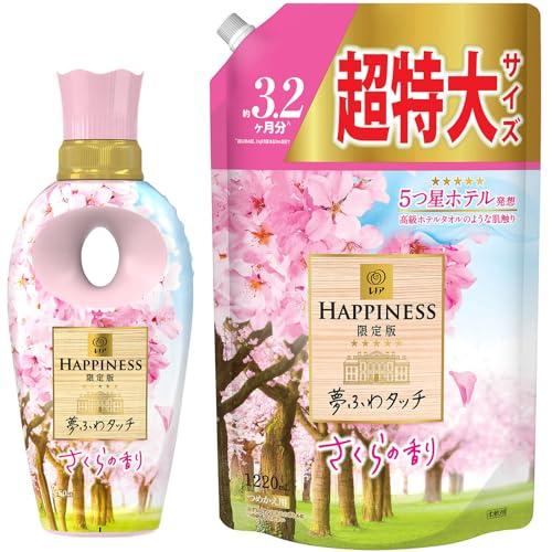 【まとめ買い】 レノア ハピネス 夢ふわタッチ さくら 本体 450mL+詰め替え 1,220mL ...