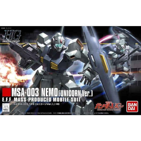 HGUC 機動戦士ガンダムUC MSA-003 ネモ（ユニコーンVer.） 1/144スケール 色分...