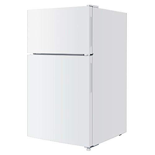 冷蔵庫 小型 2ドア 一人暮らし 87L コンパクト 右開き オフィス 単身 白 ホワイト MAXZ...