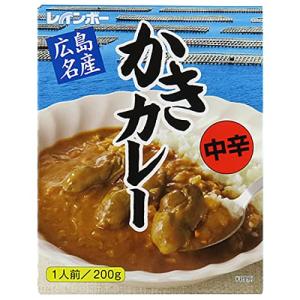 レインボー食品 広島名産 かきカレー 中辛 200g｜miyanojin11