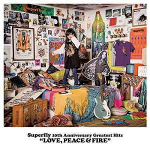 Superfly 10th Anniversary Greatest Hits『LOVE, PEACE &amp; FIRE』&lt;初回限定盤&gt;｜miyanojin11