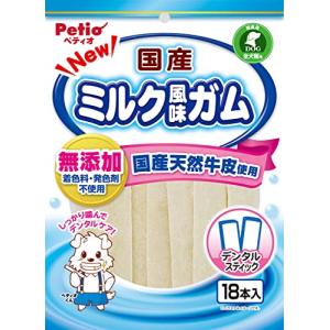 ペティオ Petio NEW 国産 ミルク風味ガム スティック 18本入｜miyanojin11