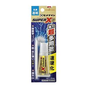 セメダイン(Cemedine) 超多用途 接着剤スーパーXゴールド 度 速硬化タイプ 10ml AX-023｜miyanojin11