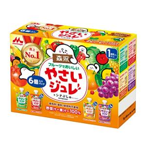 森永 フルーツでおいしいやさいジュレ 70g×6個パック  1歳頃から 4種 アソート 詰め合わせ｜miyanojin12