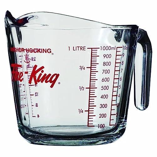 ファイヤーキングFire-King 計量カップ クリア 1000cc 19×14.5×14.5cm