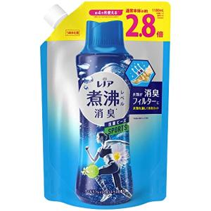 レノア 超消臭 煮沸レベル消臭 抗菌ビーズ スポーツ クールリフレッシュ&amp;シトラス 詰め替え 1,180mL