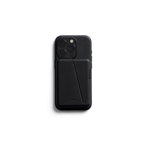 Bellroy Mod Phone Case + Wallet iPhone 15 Pro用 薄型のiPhoneレザーケース スマホウォレット - Black