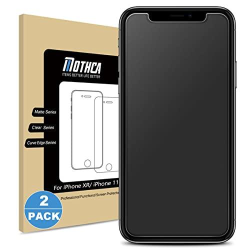 Mothca ２枚セット アンチグレア 強化ガラス iPhone 11/iPhoneXR対応 液晶 ...