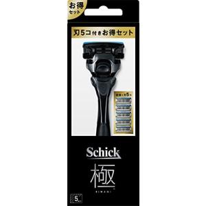 Schick(シック) 極 KIWAMI コンボパック(ホルダー(刃付き)+替刃4コ) 髭剃り カミソリ｜miyanojin13