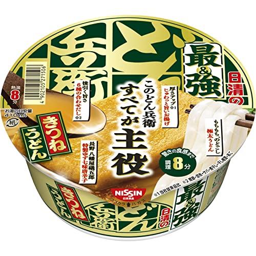 日清食品 日清の最強どん兵衛 きつねうどん カップ麺 93g×12個