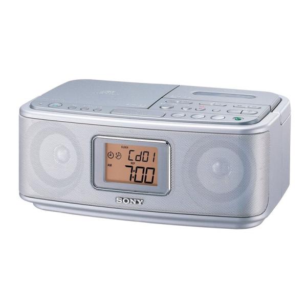 ソニー CDラジオカセットレコーダー CFD-E501 : FM/AM対応 シルバー CFD-E50...