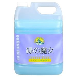 【大容量】 緑の魔女 トイレ(トイレ用洗剤) 5L 業務用｜miyanojin4