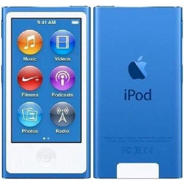 M-Player iPod Nano 第7世代 16GB ブルー (純正充電コード付き) プレーンホ...